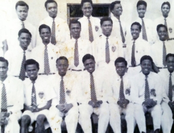 Class of 1957, M. A.jagunla, j. Eyenike, M. Adrniran, N. Ologbese, S. Adeniyan, J. Rotimi, P. Okimi, F. Oluwole, M. Egunjobi, A Ogunsua, C. Bamgbala, S. James, L. Awopetu, P. Adeniyi, A Fatoyinbo, G. Ijiwole, V. Nnajiuba, E. Ogunsusi, S Adegoke, P. Oluwande, J. Adeshunmi, E. Falaiye, J. Fashakin.